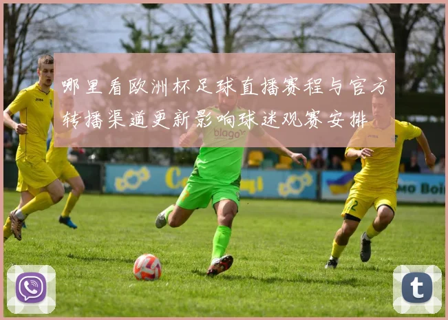 哪里看欧洲杯足球直播赛程与官方转播渠道更新影响球迷观赛安排