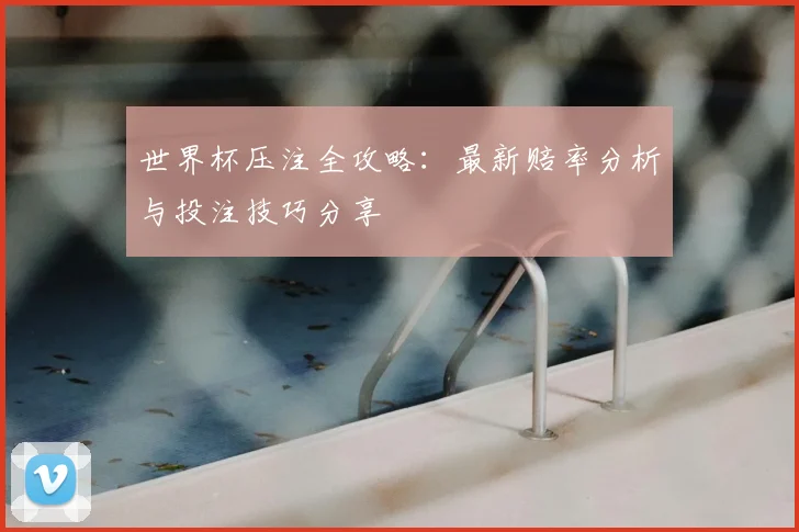 世界杯压注全攻略:最新赔率分析与投注技巧分享